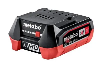£39.95 • Buy Metabo 625349000 12v 4.0Ah LiHD Battery Pack Ultra-M Technology Air Cooled 