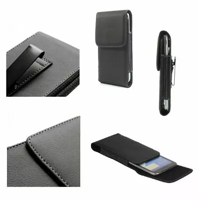 For Alcatel Pixi 4 (5) Case Metal Belt Clip Synthetic Leather Vertical Premium • $35.15