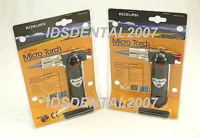 2 PCS MT-770B Butane Micro Torch Piezo Ignition Gas Burner Dental Lab Cooking • $65.99