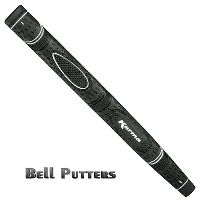 Karma Dual Touch Black Midsize Paddle Putter Golf Grip-Mens-Select Your Quantity • $5
