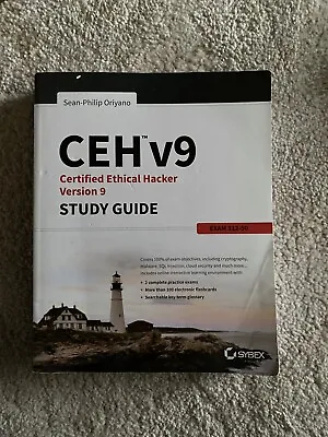 CEH V9: Certified Ethical Hacker Version 9 Study Guide By Sean Philip Oriyano • £10