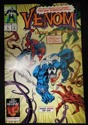 Venom Lethal Protector 5 Marvel Comic Michelinie Lim Bagley Delarosa 1993 Vf+ • $8