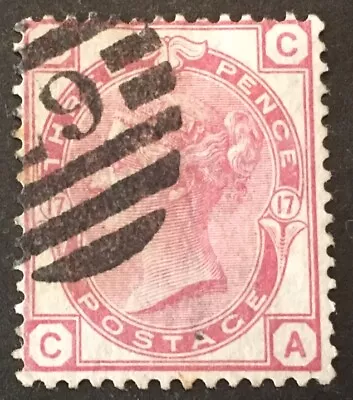 GB Queen Victoria 1875 VFU 3d Stamp SG 144 Plate 17 LH • $1.23