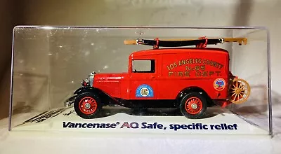 Vintage Eligor Scale Ford Fire Truck Los Angeles County No 65 Fire Dept W/ Cover • $12.99