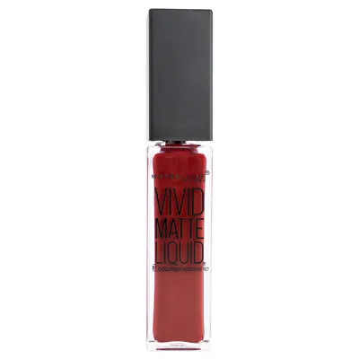 Maybelline Color Sensational Vivid Matte Liquid Lip Color #35 Rebel Red • $4.97