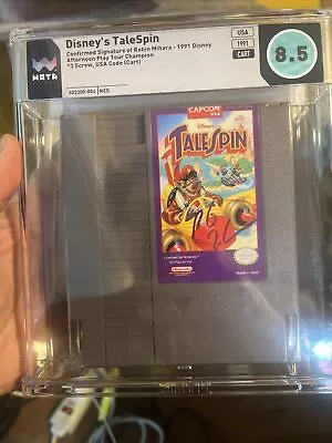 Disney's Tale Spin (Nintendo NES 1991) Signed By 1991 Champion Robin Mihara 8.5 • $0.99