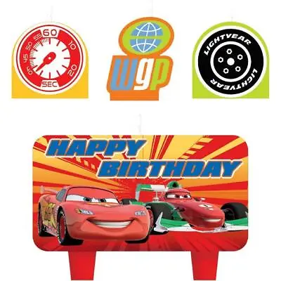 Cars 2 Movie Race Disney Pixar Birthday Party Decoration Molded Cake Candles • £9.13