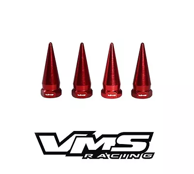  8pc Vms Racing Red Spike Nuts Engine Dress Up Hardware M6x1.0 For Honda • $19.95