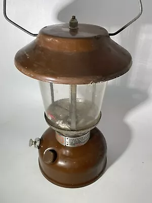 Vintage Coleman Brown No. 275 Oil Lantern Glass Lamp • $49.99