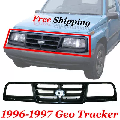 Fits 1996-1997 Geo Tracker Front New Grille Grill Primed Gray GM1200379 91172729 • $106.90