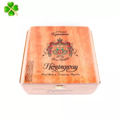 A. Fuente Hemingway Signature Empty Wood Cigar Box 6.75  X 7.25  X 2.75  • $5.55