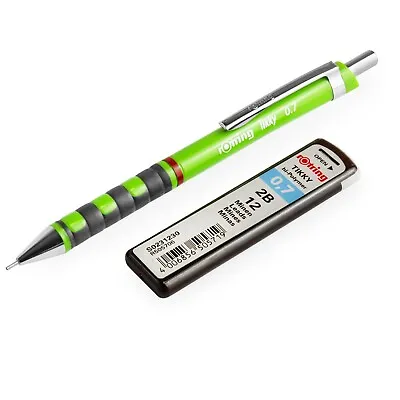 £3.99 • Buy Rotring Tikky Mechanical Pencil - 0.7mm 2B - Dark Green Barrel + 12 Leads 