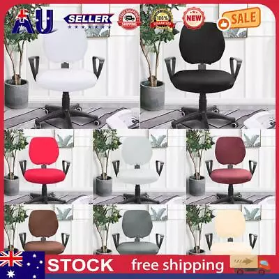 Spandex Computer Chair Cover Removable Polyester Elastic Office Chairs Seat Case • $9.26