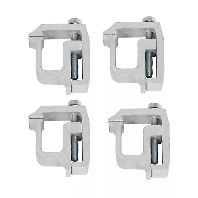 4 X Truck Cap Topper Camper Shell Mounting Clamps Heavy Duty Aluminum • $20.88