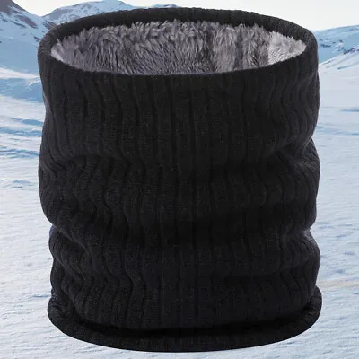 £6.49 • Buy Snood Neck Warmer Scarf Men Winter Thick Fleece Thermal Windproof Balaclava Mask