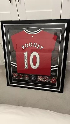 Manchester United | Wayne Rooney Limited Edition Hand Signed Shirt Framed • £225
