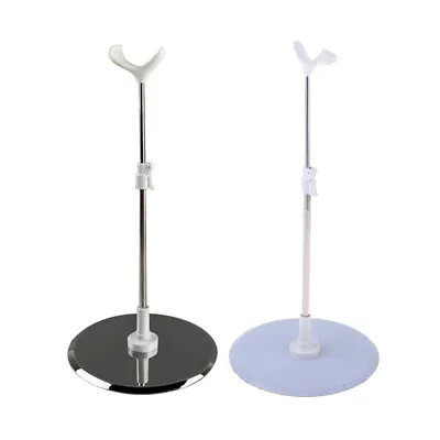 Moveable Metal Doll Adjustable Display Stand For 1/3 1/4 BJD Accessory • £9.02
