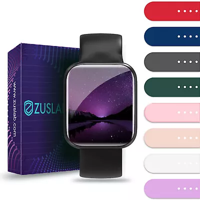 $6.95 • Buy For Apple Watch IWatch Series Band 9 8 7 SE 6 5 4 Sports Silicone Bracelet Strap