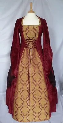 Medieval Dress Renaissance Wedding Gown Pagan Dress Custom Made To Size • £129.99