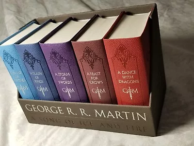 George Martin Game Of Thrones Collection A Song Of Ice And Fire Books Leather • $14.99