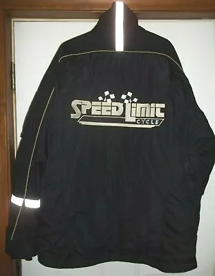 Yamaha Cold Weather Wear Jacket Coat  Speed Limit Cycle  Men's Sz Large Black • $49.99