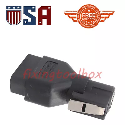 16Pin OBD2 OBDII Connector Adapter FITS GM TECH2 GM3000098 VETRONIX VTX02002955 • $15.49