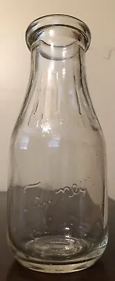 $19.50 • Buy Tawney's One Pint Embossed Glass Milk Bottle - Barberton, Ohio (OH)