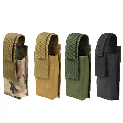 Tactical Molle Folding Knife Sheath Pouch Multitool Pouch Flashlight Holster • $7.99