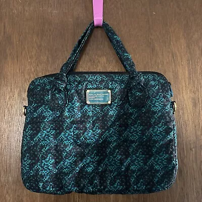 Marc Jacobs Workwear Quilted Green Laptop Bag • $40