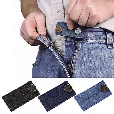 Pants Button Waist Extenders Maternity Jeans Collar Clothing Belt Expander Set • £9.11