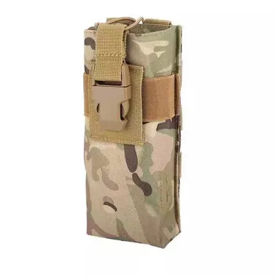 Tactical Storage Molle Bag Pouch Holder For 148 152 Radio 500ml Beverages Bottle • $10.67