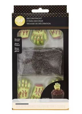 NEW Wilton Zombie Halloween Decorating Kit Walking Dead Cupcake Cake Candy Seale • $10