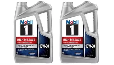 2 PACK Mobil 1 10W-30 High Mileage Full Synthetic Motor Oil 5 Qt. • $71