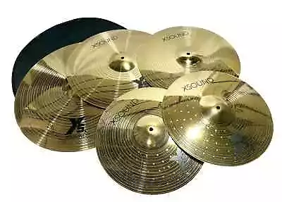 Cymbal 5 Set Pack Alloy Cymbals Drum Set 14 X2 /16 /18 /20 Hi-hats Crash Ride • $158