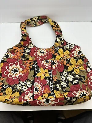 Vera Bradley Bittersweet Quilted Carry On Tote Laptop Bag Shoulder Purse • $7