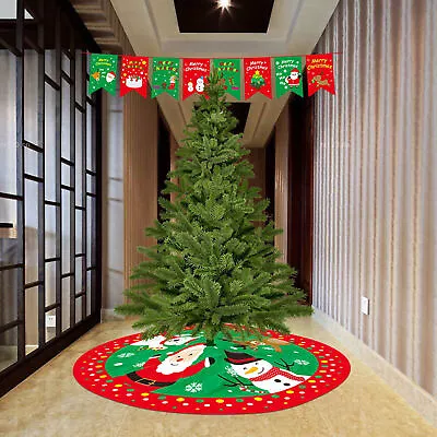 Tree Stands Durable Practical White Christmas Tree Skirts Round • $17.21