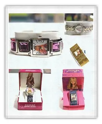 HANNAH MONTANA 5 Different Styles 1 OR Lot Of 5 Watches Metal And Faux Leather  • $9.88