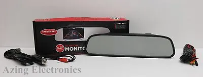 IBEAM BB-CM43 4.3  LCD Monitor Mirror Clip-On Mount For Backup Camera - Black • $7.99