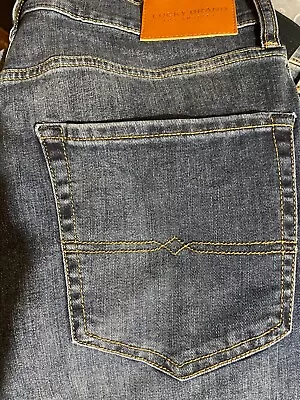 Lucky Brand Men’s 410 Athletic Straight Jeans Blue 32W X 32L • $29