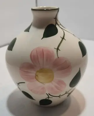 Vtg Villeroy & Boch Wild Rose Vase Small 5  Tall By 4.5  Wide Excellent Cond • $18.73