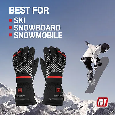 Medium Heated Gloves For Motorcycles And Snow Sports Rechargeable Insulated • $59.50