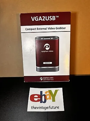 Epiphan SYSTEMS  VGA2USB External Frame Grabber Video Grabber • $49.99
