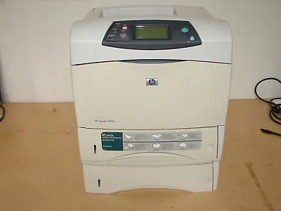 HP Laserjet 4350dtn 4350n Laser Printer *Just Serviced* Warranty Count 47870 • $235