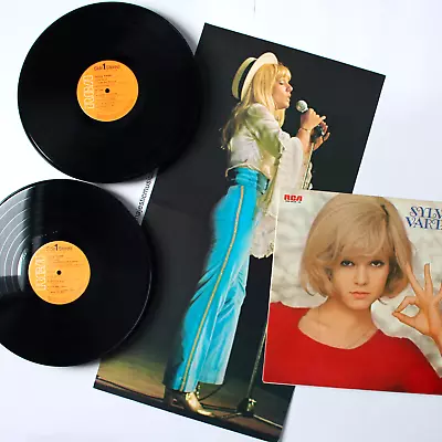 Sylvie Vartan Deluxe 2 Lp Poster Vintage Vinyl Original Press Yeh Yeh French Pop • $99.99