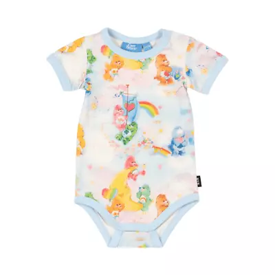 Rock Your Baby Care Bears Adventures In Care-A-Lot Baby Short-Sleeved Bodysuit • $32.99