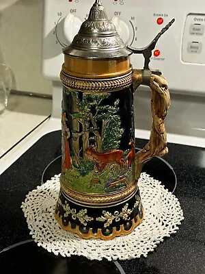 Vintage German Beer Stein Music Box Made In Germany AS IS • $15