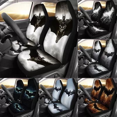 Batman 2-Seats Car Seat Covers Universal Pickup SUV Seat Cushion Protector Gifts • $56.99