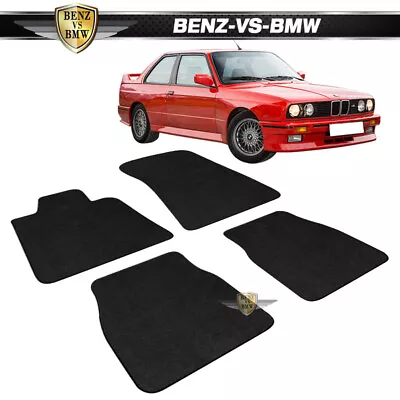 1984-1991 E30 3 Series Coupe 4PCS Floor Mats Anti-Slip Carpets Nylon FOR: (BMW) • $47.99