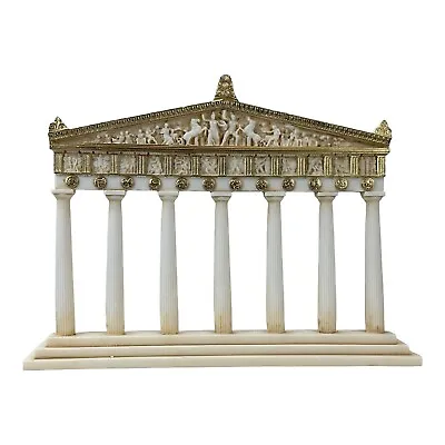 Parthenon Acropolis Ancient Greek Temple Doric Order Columns Cast Marble Statue • $76.95