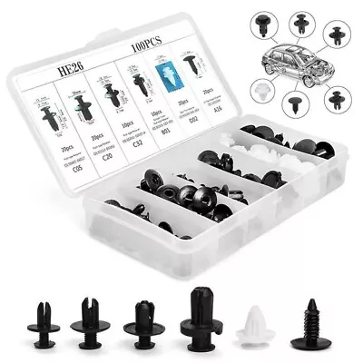 Car Parts Body Bumper Rivet Retainer Trim Molding Push Pin Clip Accessories Kits • $12.99